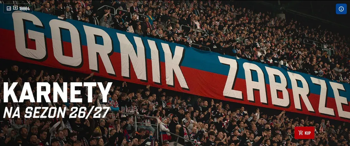 Fot.: Górnik Zabrze via bilety.gornikzabrze.pl