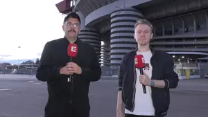 Pod Stadio Giuseppe Meazza jeszcze spokojnie, jeszcze cicho. ale w niedzielę będzie tu prawdziwe święto! Mecz z Hellasem