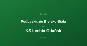 Podbeskidzie Bielsko-Biała - KS Lechia Gdańsk: Typy bukmacherskie