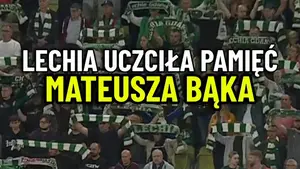 Podniosły moment przed pierwszym gwizdkiem w Gdańsku. Lechia uczciła pamięć Mateusza Bąka, który zmarł 2 sierpnia w wiek