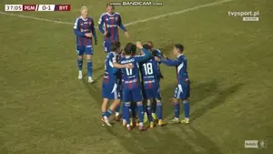 Pogoń Grodzisk Mazowiecki - Polonia Bytom I liga - skrót meczu