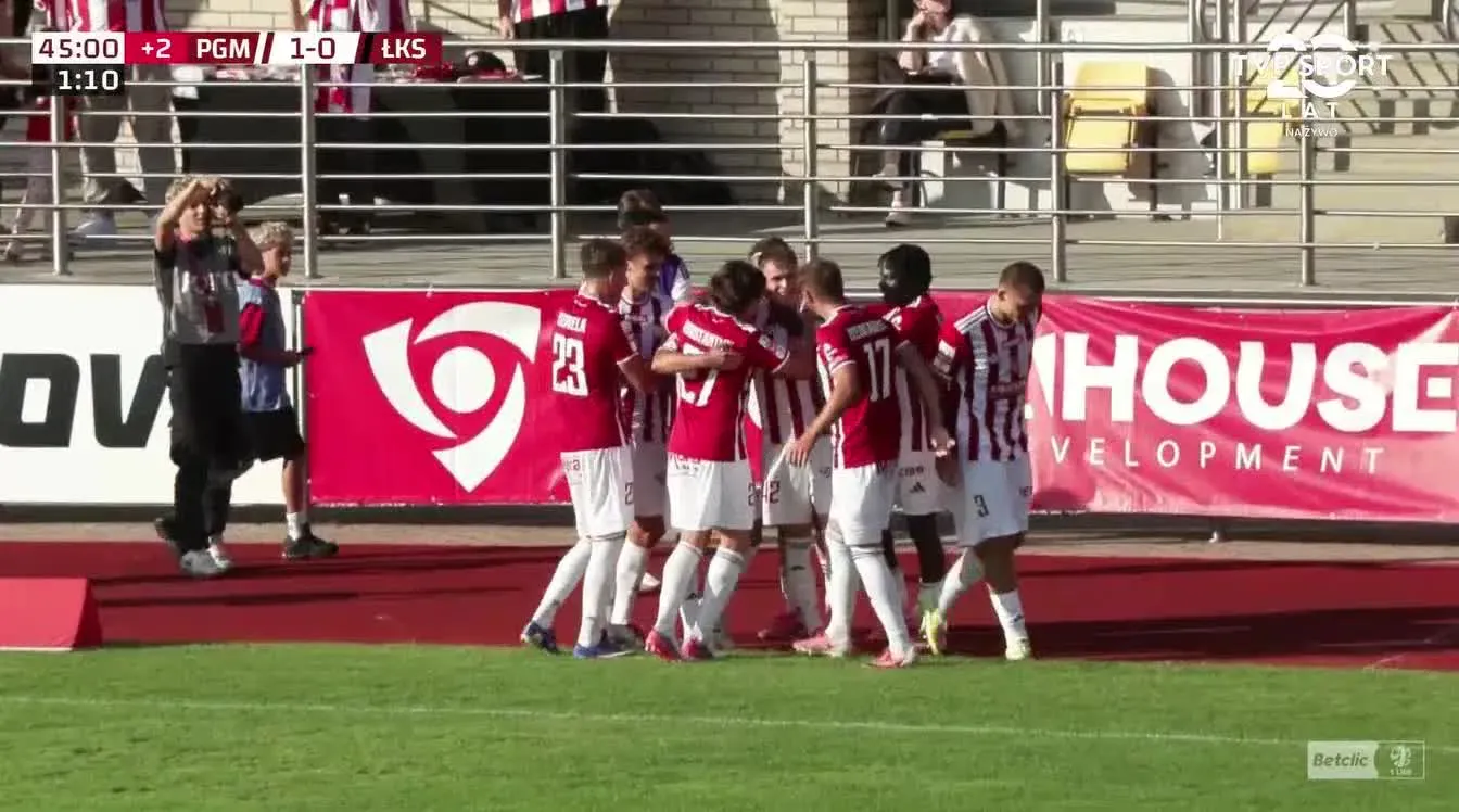 Pogoń Grodzisk Mazowiecki 1-0 ŁKS Łódź