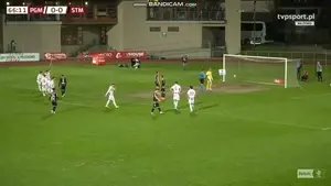 Pogoń Grodzisk Mazowiecki - Stal Mielec I liga - skrót meczu