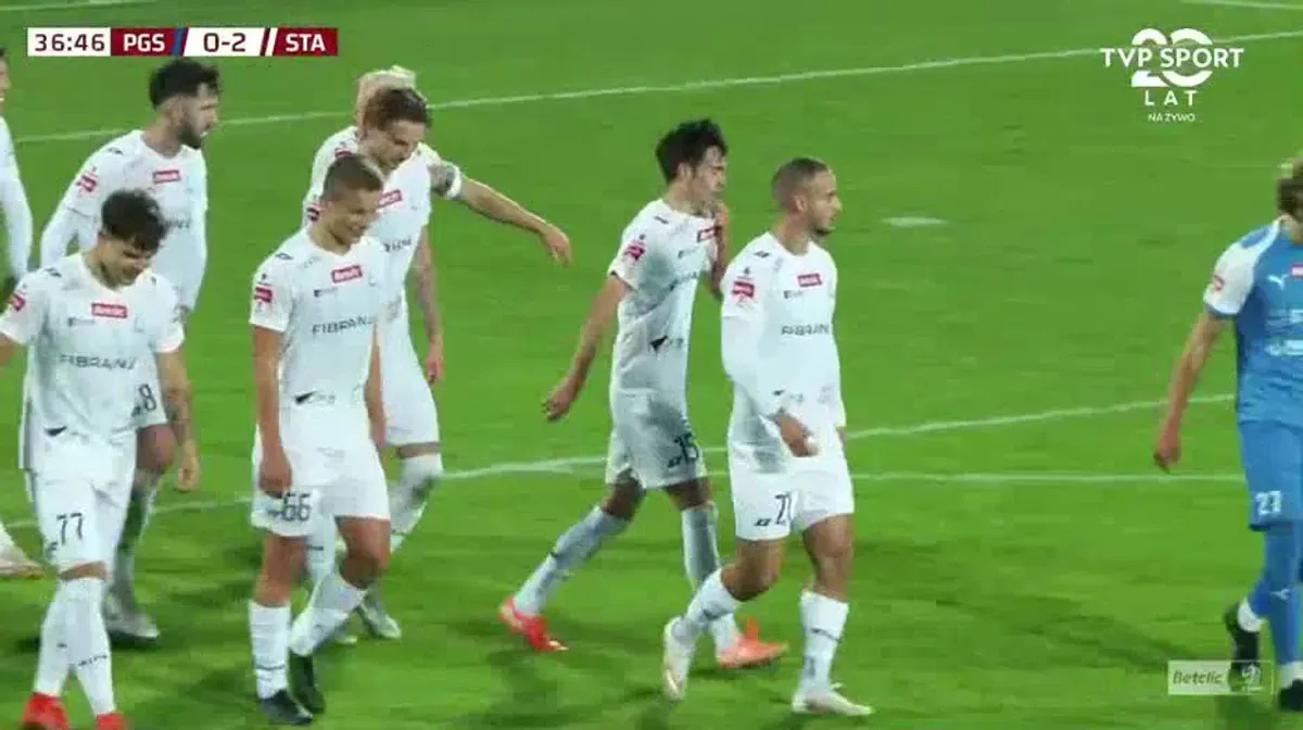 Pogoń Siedlce 0-2 Stal Rzeszów Szymon Pukała
