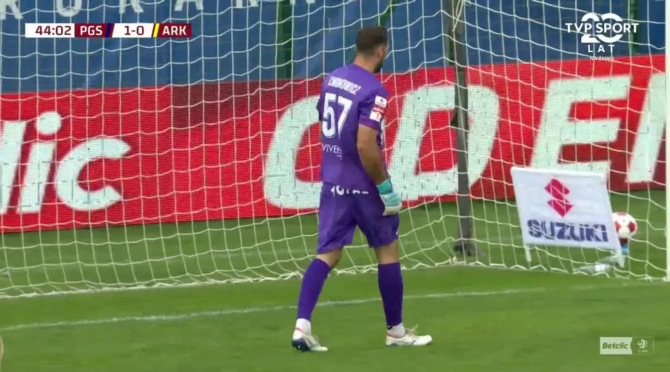 Pogoń Siedlce 1-1 MZKS Arka Gdynia