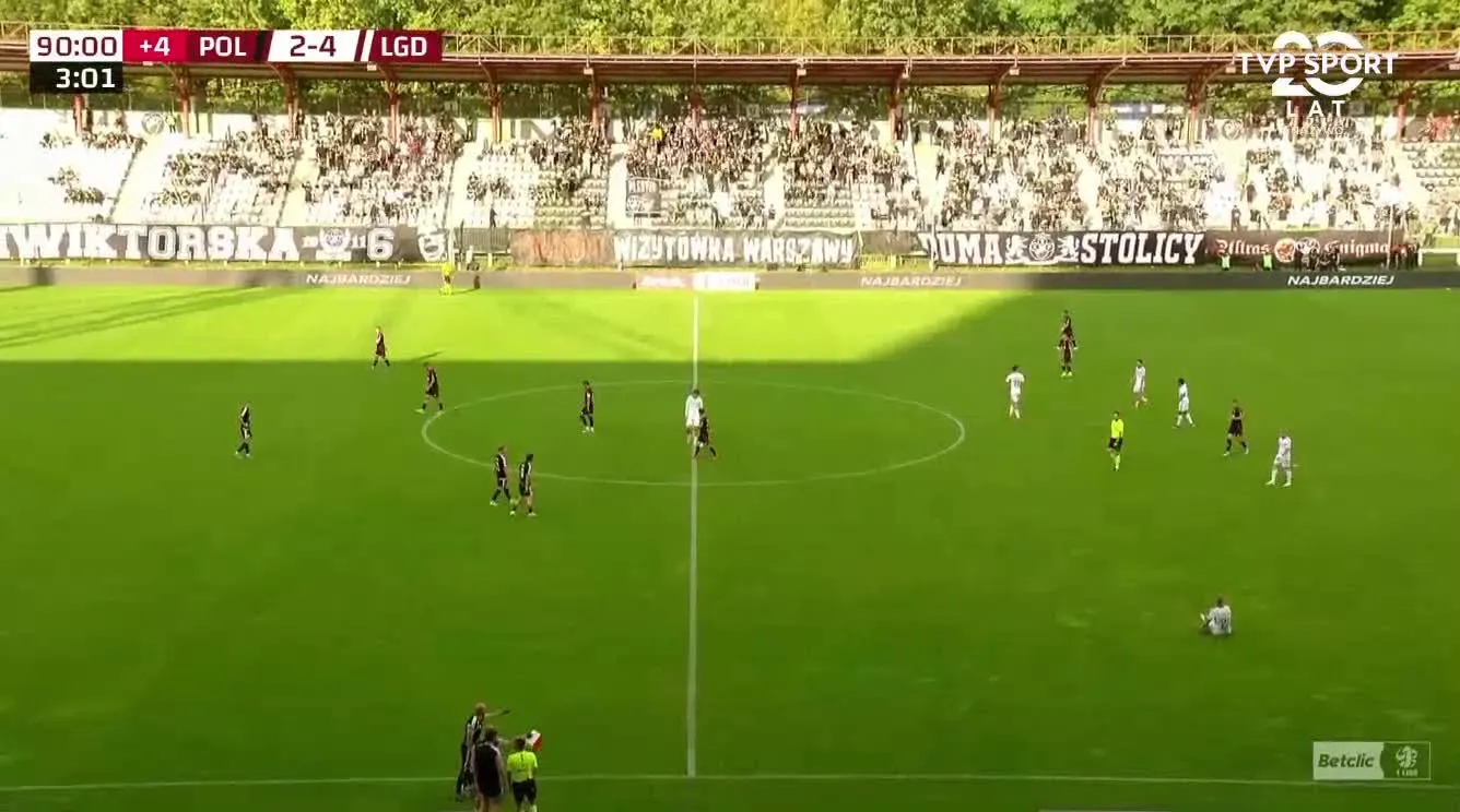 Polonia Warszawa 2-4 KS Lechia Gdańsk