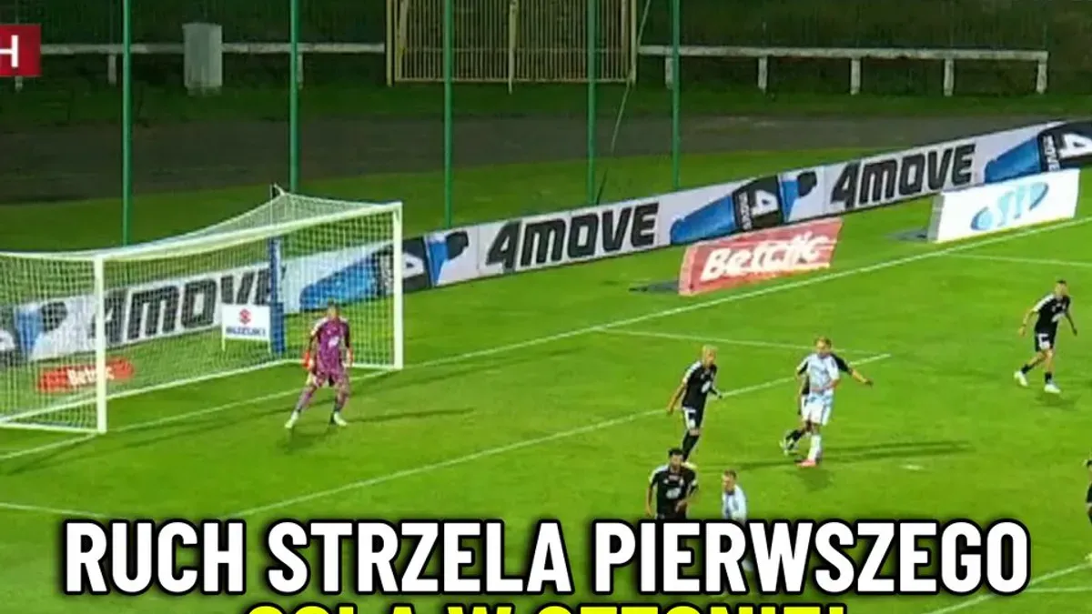 Ponad 4 godziny oczekiwania, 49 strzałów, ale jest! Ruch Chorzów w końcu otwiera swój licznik bramkowy w sezonie 26/27. 