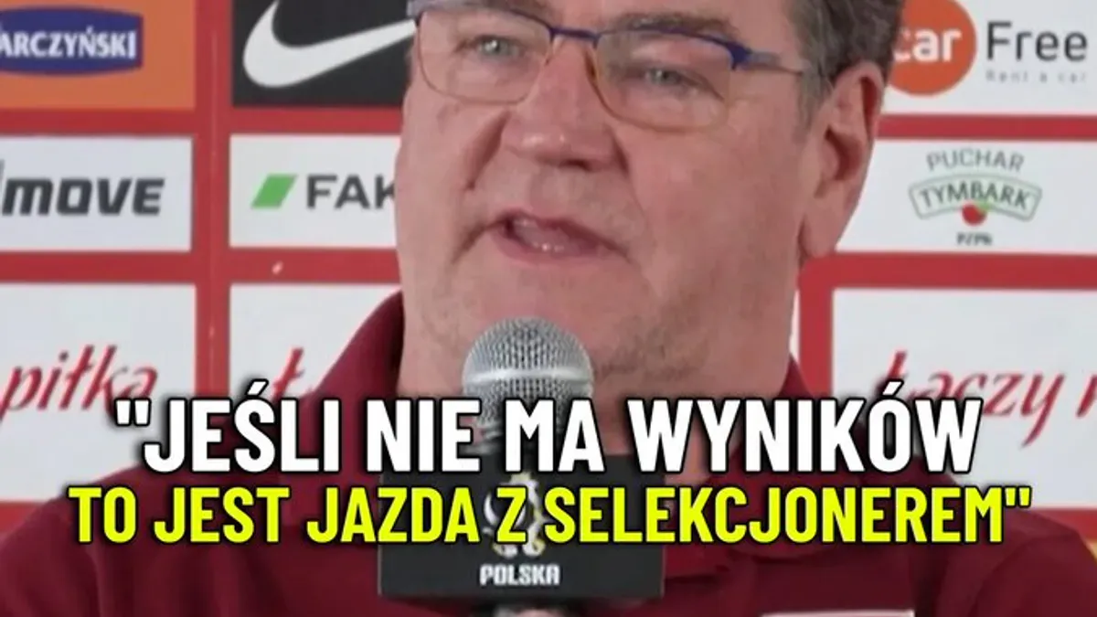 Presja rośnie, spekulacji przybywa, ale odpowiedź selekcjonera pozostaje niezmienna: ciężka praca