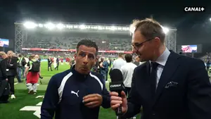 Przed meczem legend w Metz Rafał Dębiński miał okazję porozmawiać z jedną z nich - Ludovikiem Giuly’m!