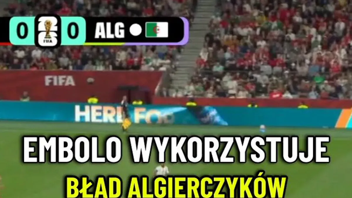 Przejęcie piłki i. to musiało się tak skończyć. Szwajcaria otwiera wynik meczu z Algierią! Transmisja meczu