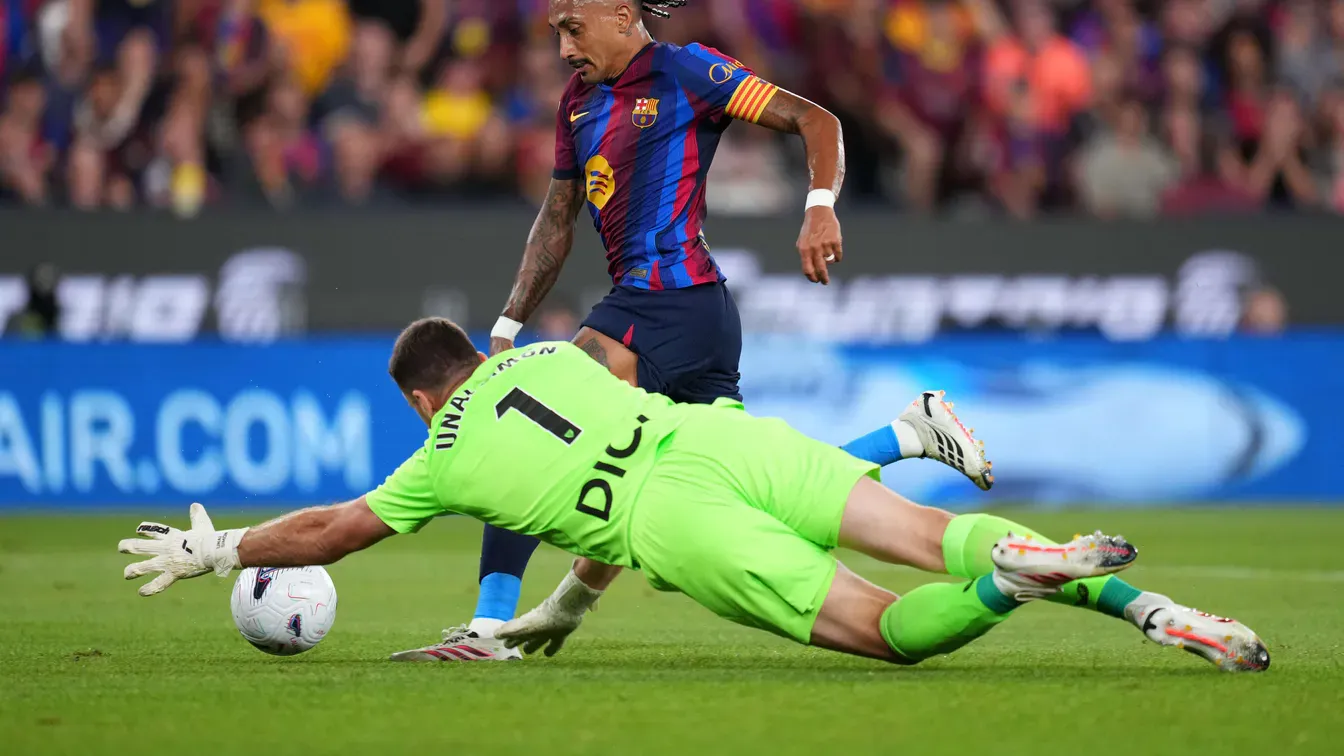 Raphinha bez urazu. Barcelona może skorzystać z niego przeciwko Getafe