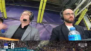 Reakcje @matswiecicki i @sebchabiniak1 na wczorajsze gole FC Barcelony. Nasza kamera uchwyciła komentatorów El Clásico p