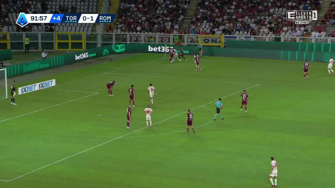 Roma 4/4! Biorą wszystko! Czwarte zwycięstwo w czterech meczach Serie A. Dziś rzymianie lepsi od Torino - po