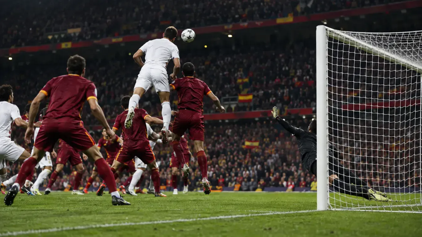Roma prowadziła 3:1, ale Real Madryt zadał trzy ciosy po rzutach rożnych
