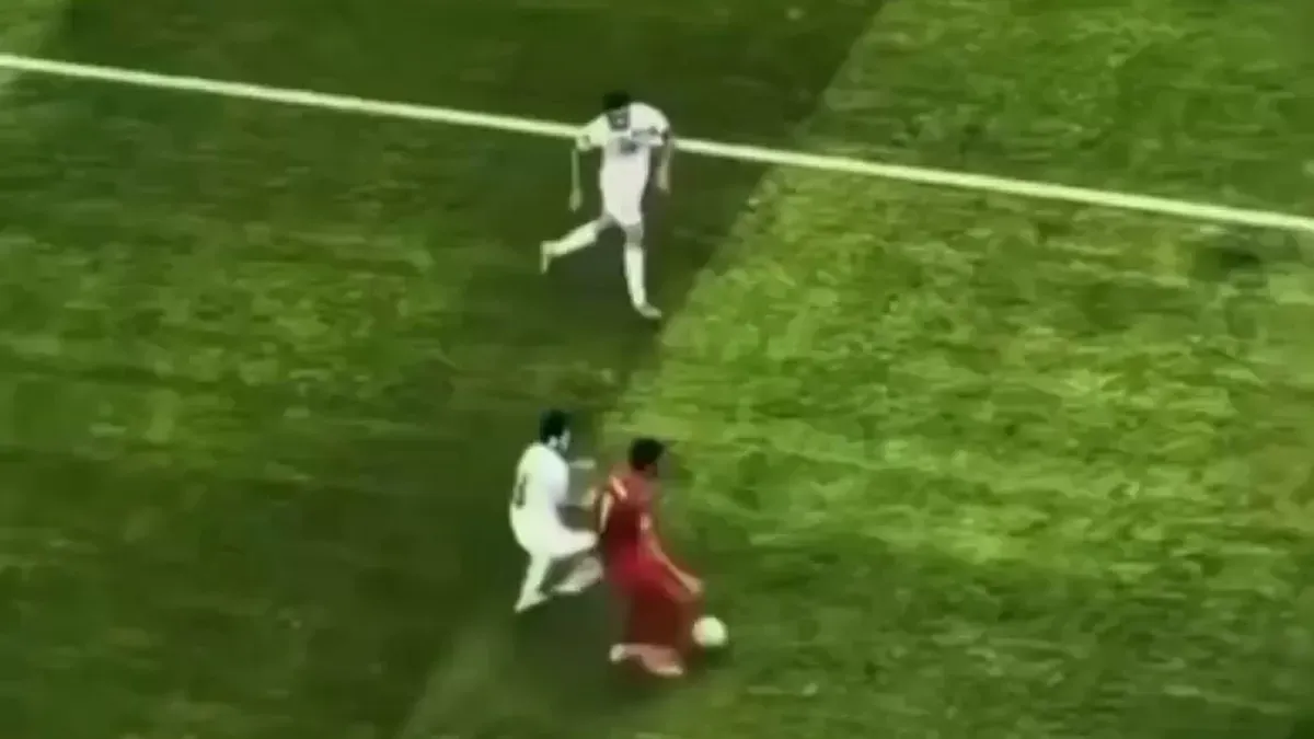 Ronaldo zagrał z klepki bez patrzenia
