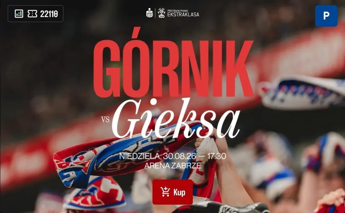 Fot.: Górnik Zabrze via bilety.gornikzabrze.pl