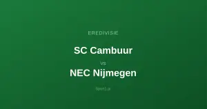SC Cambuur - NEC Nijmegen: Typy bukmacherskie