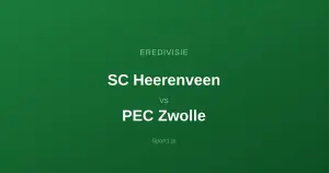 SC Heerenveen - PEC Zwolle: Typy bukmacherskie