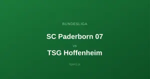 SC Paderborn 07 - TSG Hoffenheim: Typy bukmacherskie