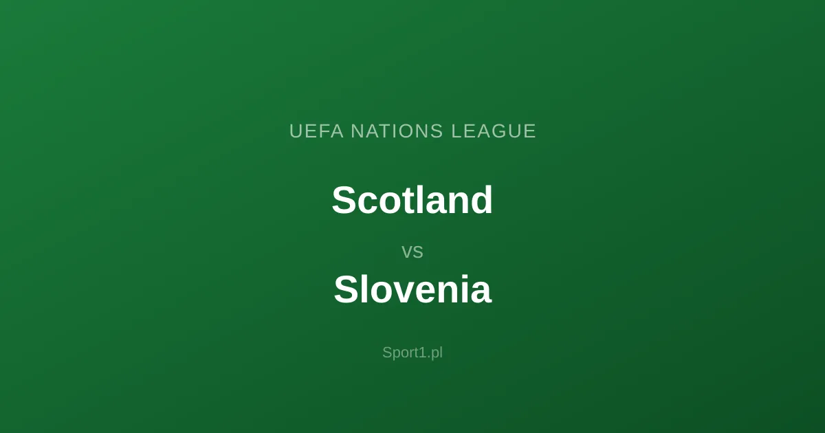 Scotland - Slovenia: Typy bukmacherskie