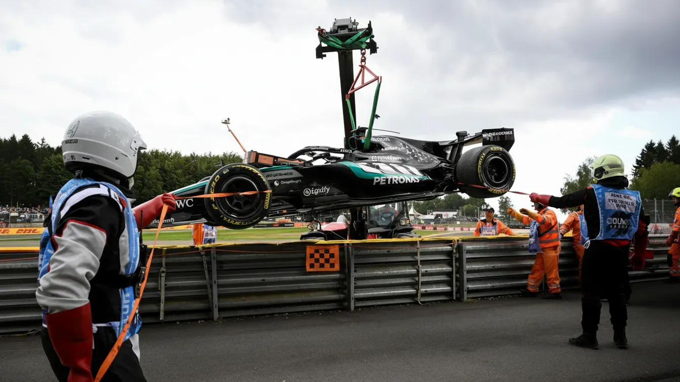 Sekrety Mercedesa ujawnione w Belgii. Jeden błąd mechaników odsłonił wszystko