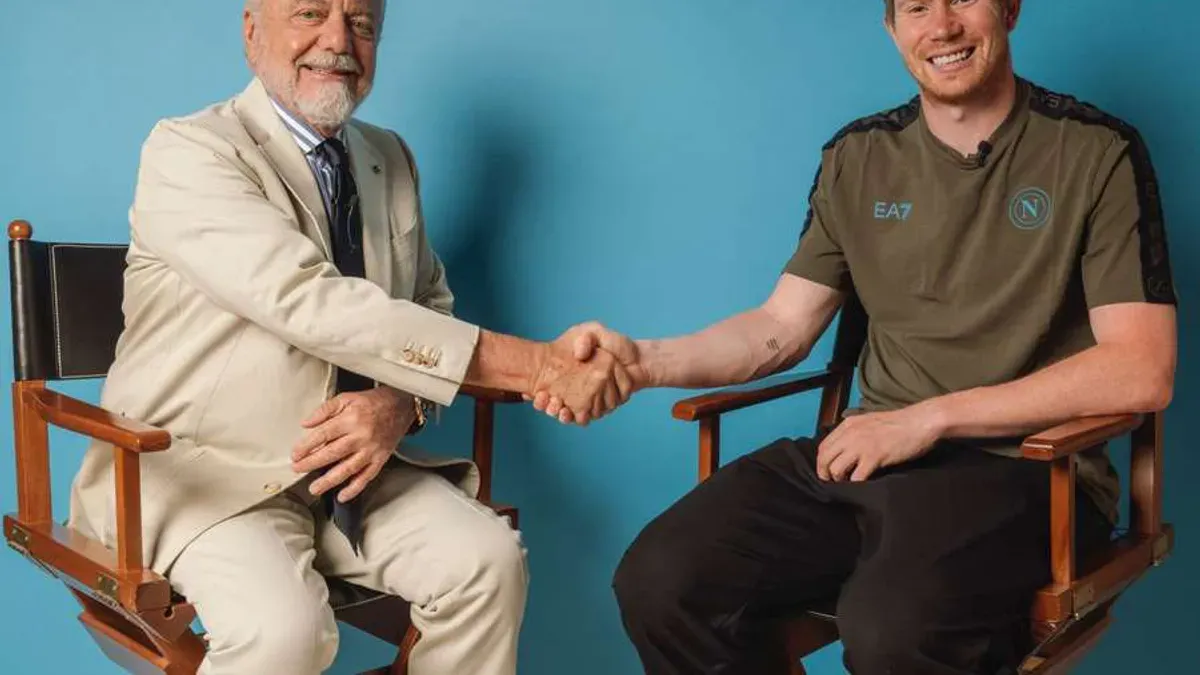 Sensacyjne słowa prezydenta Napoli. De Laurentiis o przyszłości De Bruyne i Lukaku