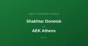 Szachtar Donieck - AEK Ateny: Typy bukmacherskie