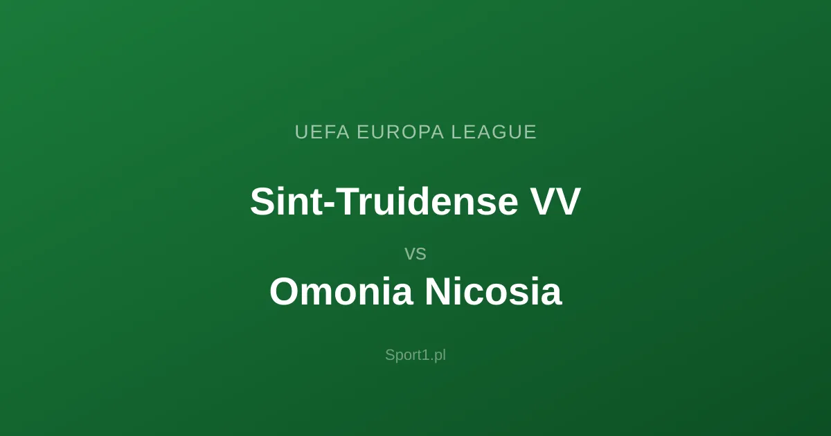 Sint-Truidense VV - Omonia Nicosia: Typy bukmacherskie