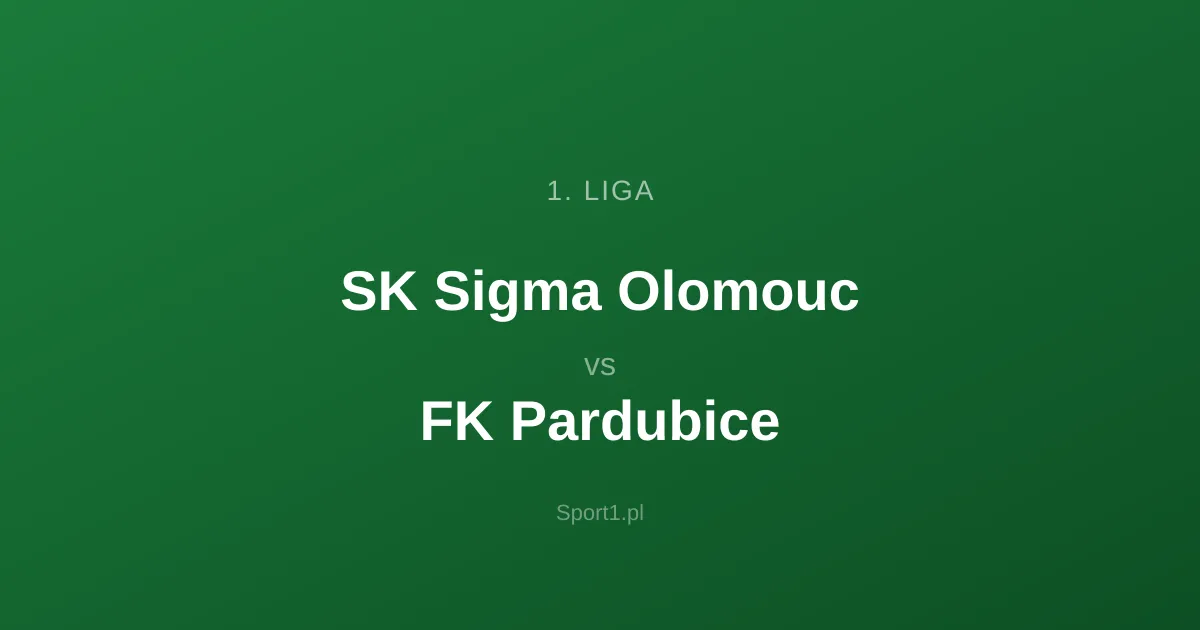 SK Sigma Olomouc - FK Pardubice: Typy bukmacherskie