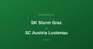 SK Sturm Graz - SC Austria Lustenau: Typy bukmacherskie