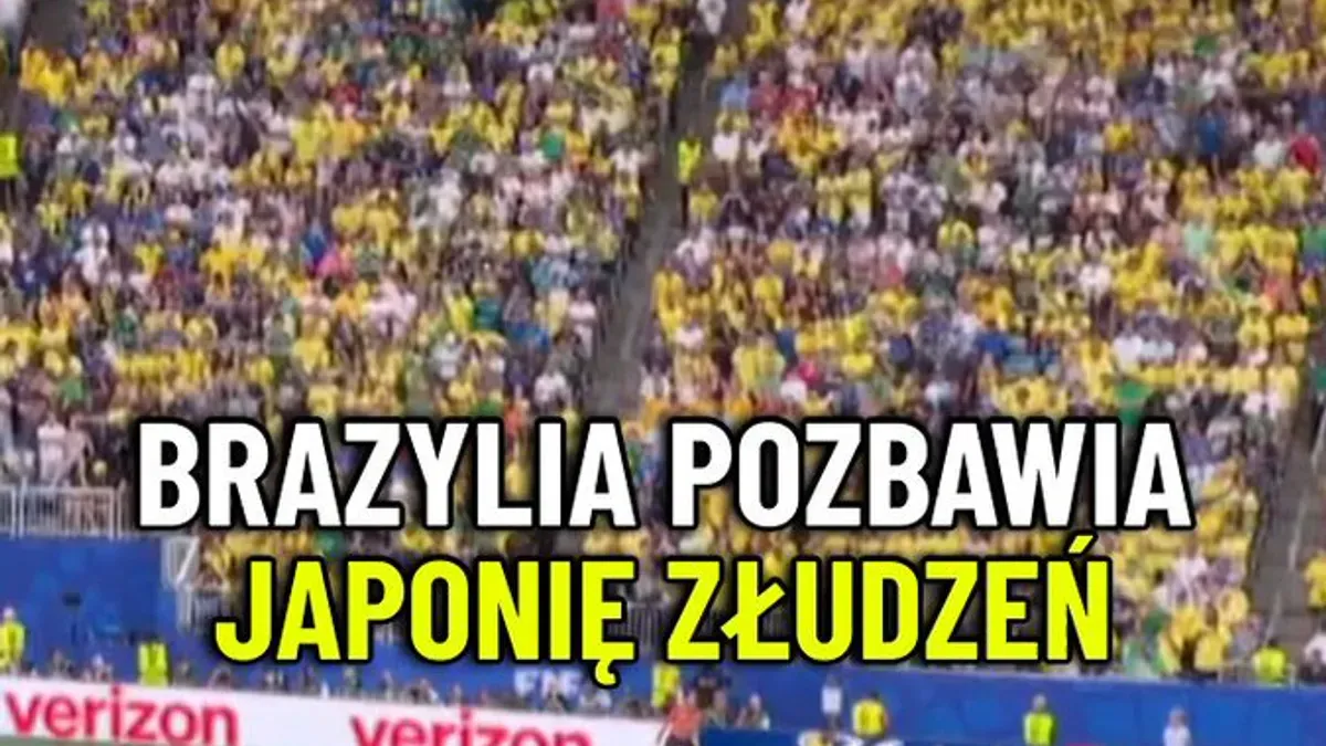Smutna końcówka meczu dla Japonii, pełnia radości dla Brazylii!