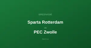 Sparta Rotterdam - PEC Zwolle: Typy bukmacherskie