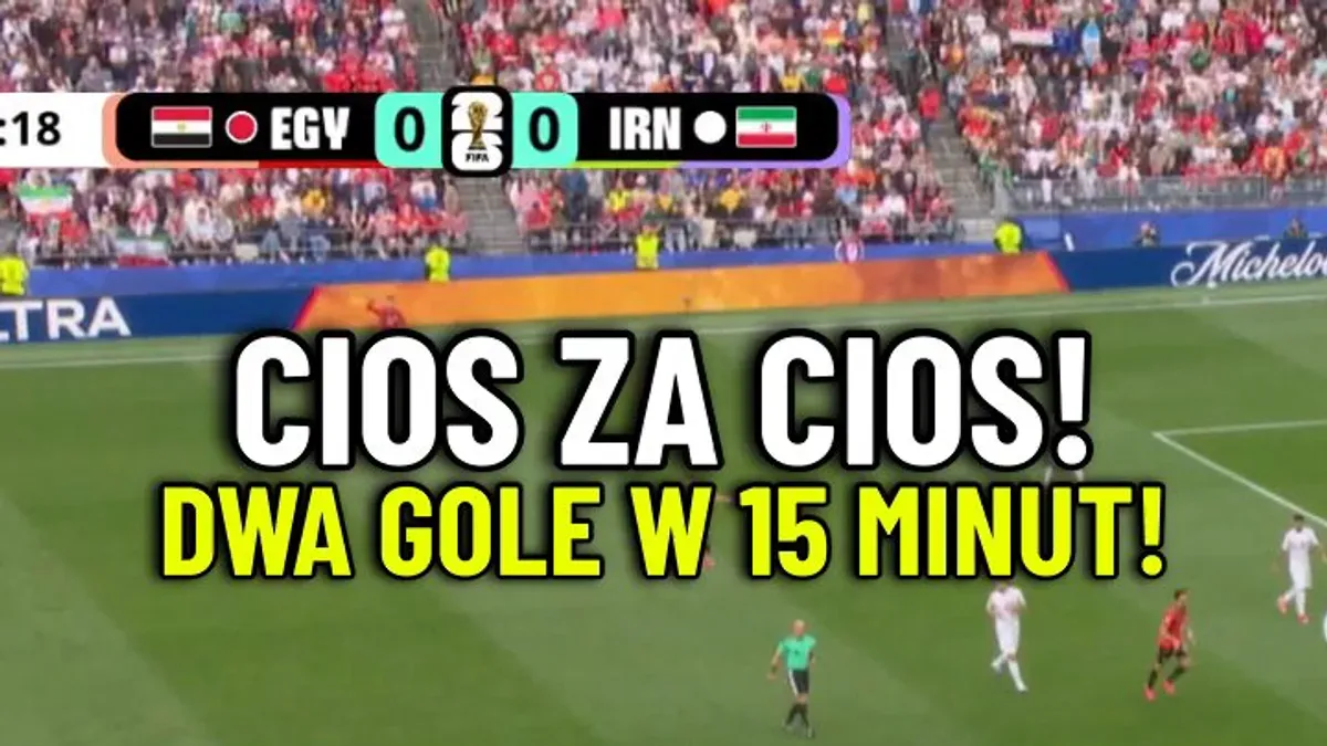 Sporo pracy czeka dziś Szymona Marciniaka! Minęło zaledwie 15 minut, a kibice zobaczyli już dwa gole. Polski arbiter zdą