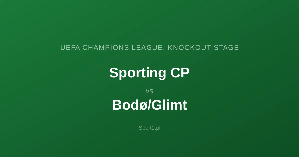 Sporting Lizbona - Bodø/Glimt: Typy bukmacherskie