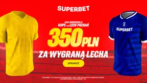 Superbet daje 350 PLN za sukces Lecha lub gola Jagiellonii Białystok