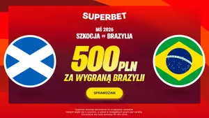 Superbet oferuje bonus 500 PLN za wygraną Brazylii w meczu ze Szkocją