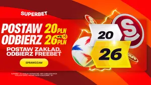 Superbet rozdaje 26 PLN i aktywuje Super Booster na mundial!