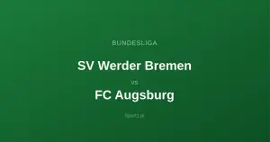Werder Brema - FC Augsburg: Typy bukmacherskie