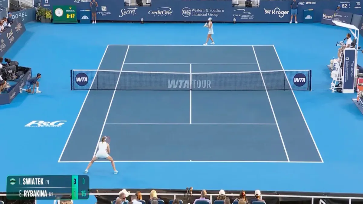 Świątek – Rybakina skrót meczu WTA Cincinnati 2026. Krecz w ćwierćfinale! [21 sierpnia]