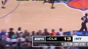Świetne widowisko. Koszykarze New York Knicks wrócili z dalekiej podróży i po dogrywce pokonali Cleveland Cavaliers 115: