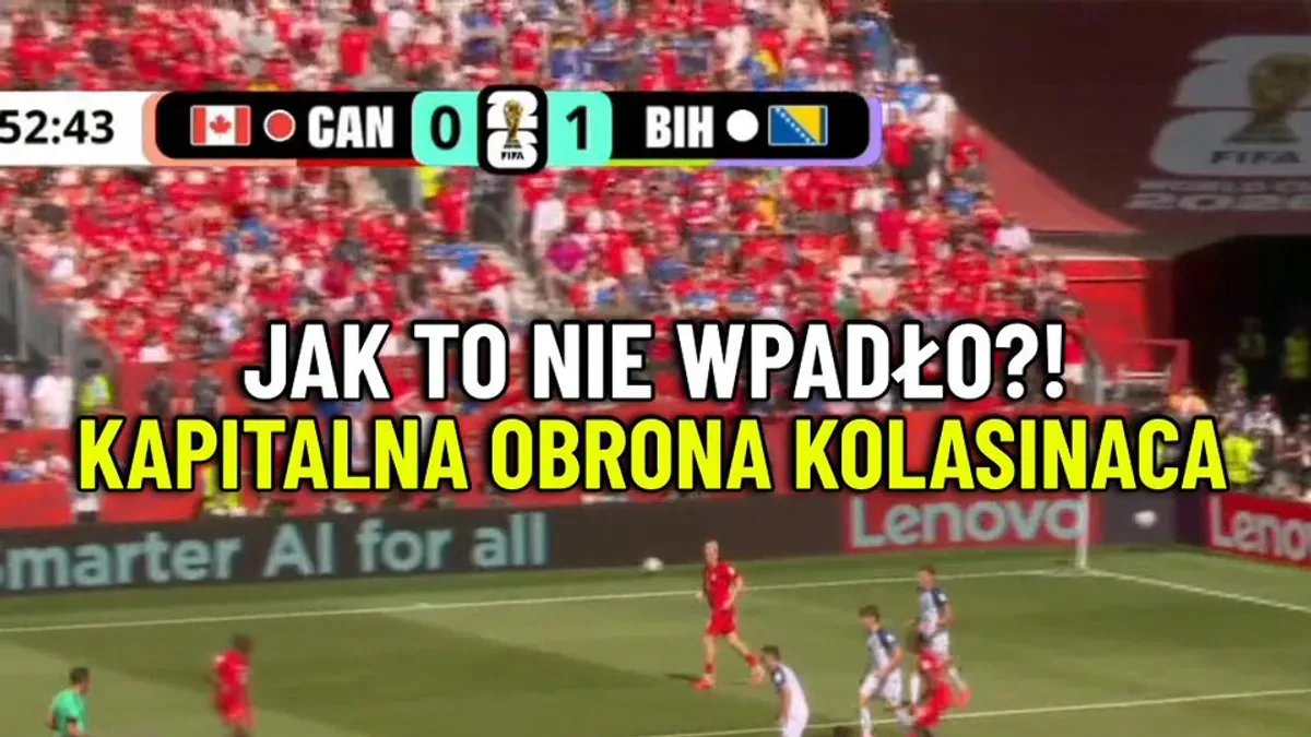 Szef obrony! Sead Kolasinac ratuje Bośnię i Hercegowinę przed stratą gola! Oglądaj transmisję meczu Kanada. Bośnia i Her