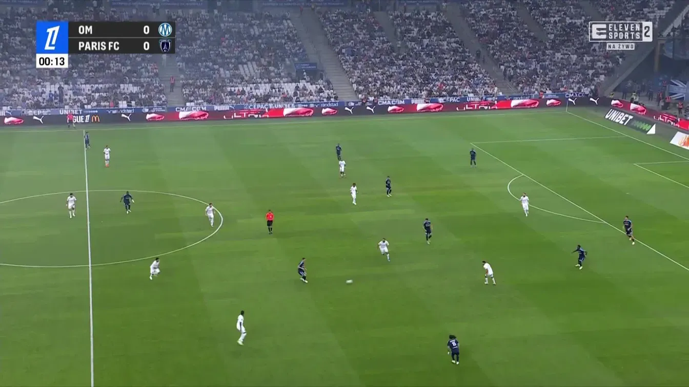 Szok w marsylii! Ale dali się zaskoczyć! Paris FC wychodzi na prowadzenie w 23. sekundzie! ę