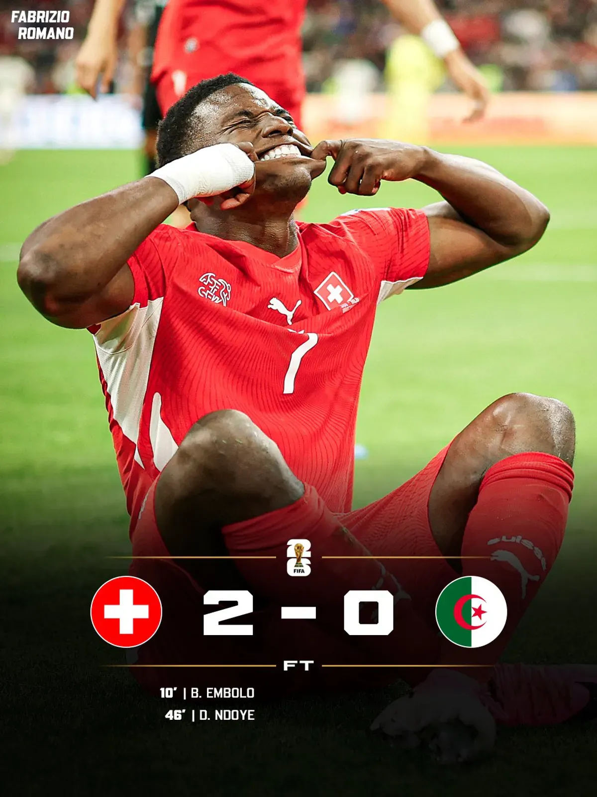 Szwajcaria gra dalej na mundialu. Algieria rozbita w Vancouver