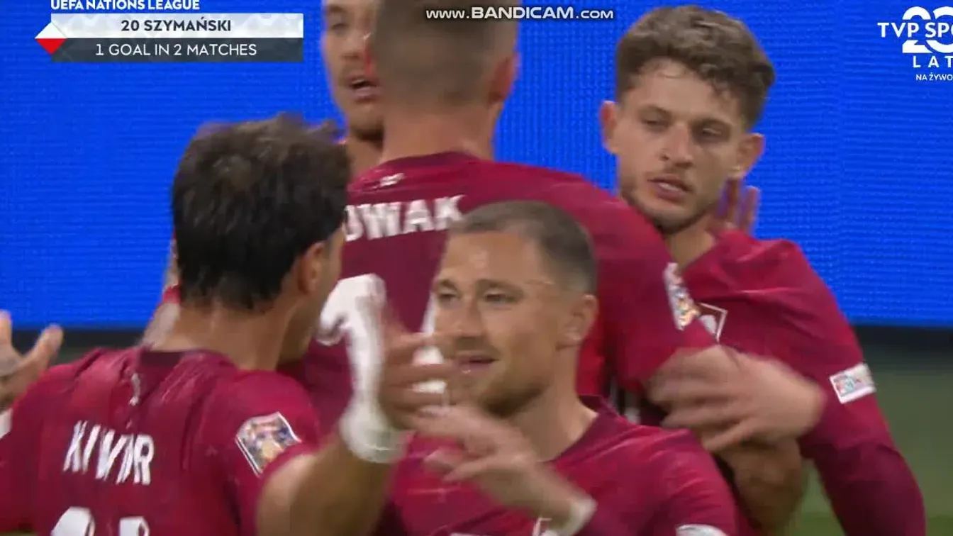 Szwecja 1-1 Polska - Szymański