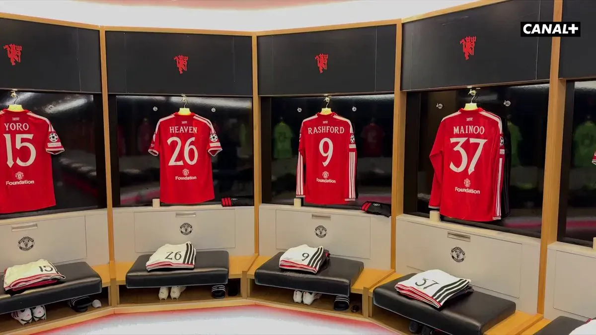 Tak prezentuje się szatnia Manchesteru United!