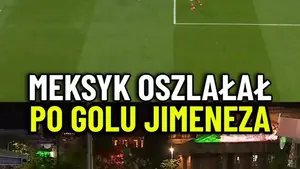Ten moment. Gol Jimeneza i reakcja meksykańskich kibiców.