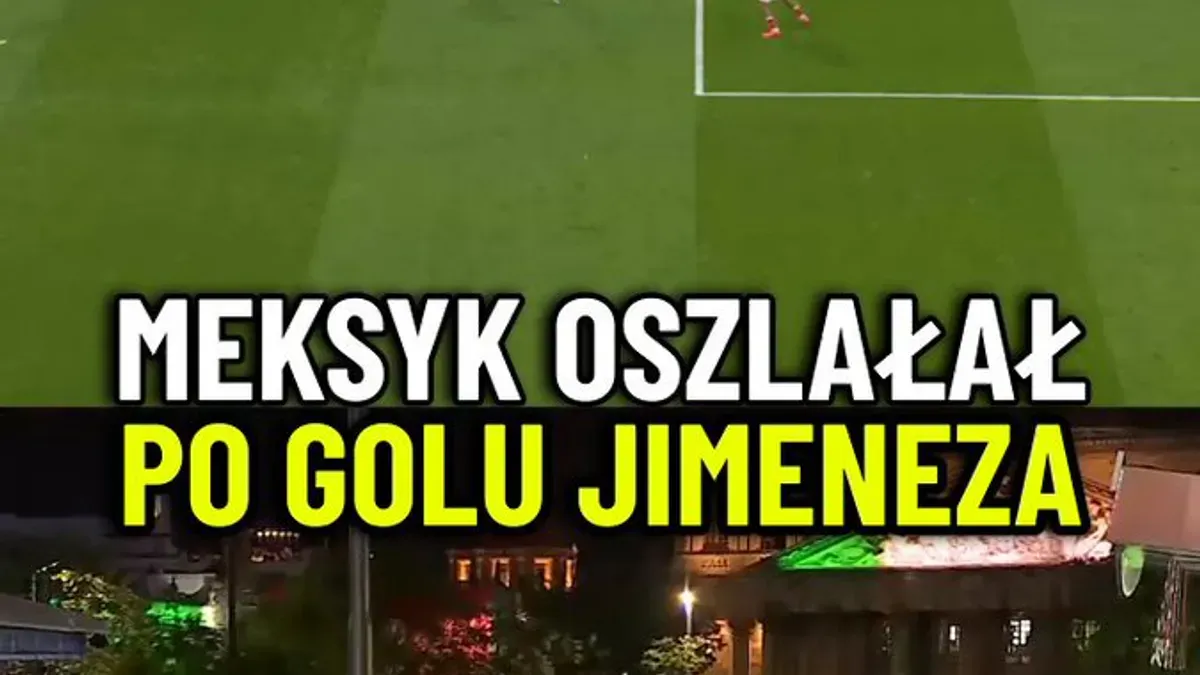 Ten moment. Gol Jimeneza i reakcja meksykańskich kibiców.