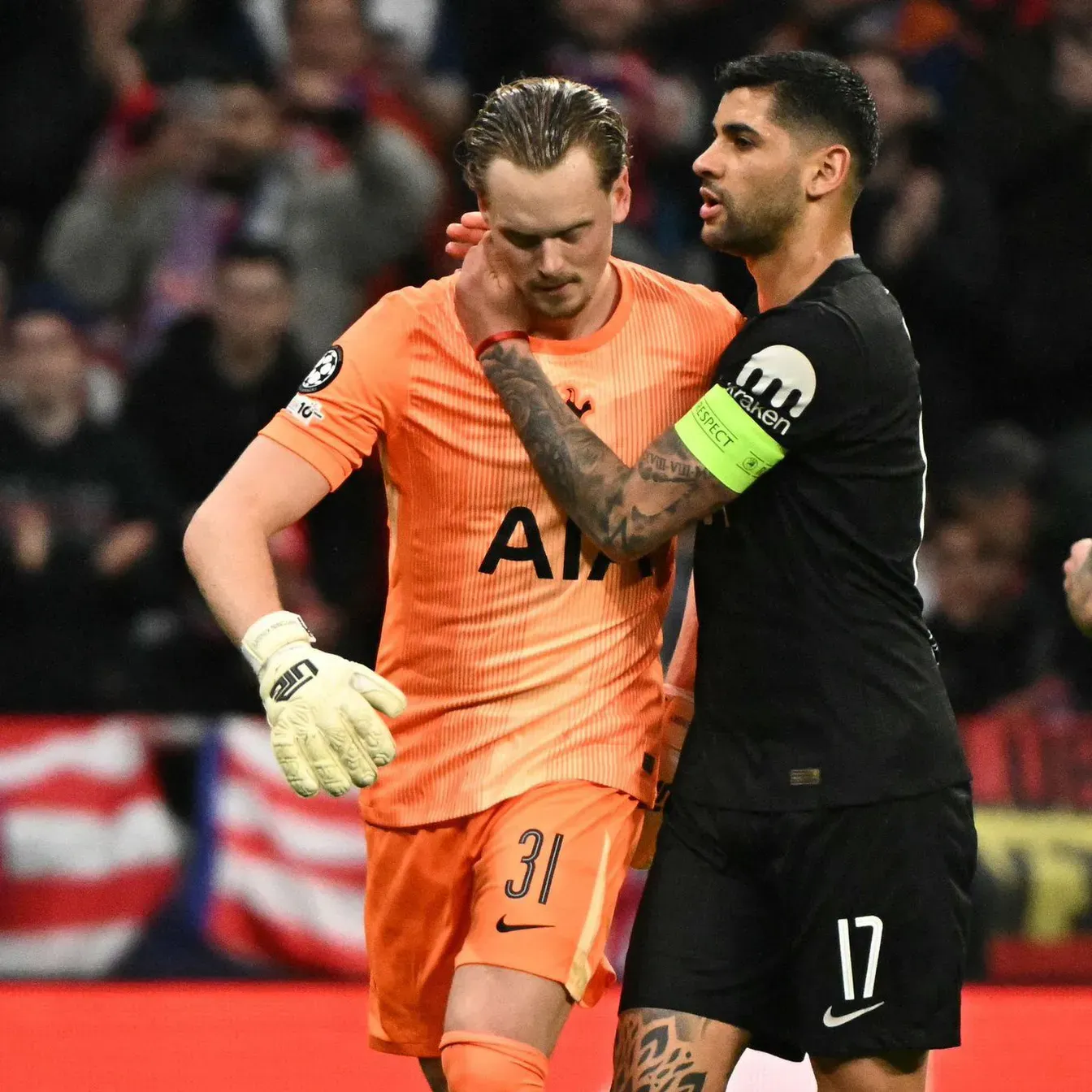 Thibaut Courtois wykonał wyjątkowy gest. Bramkarz Realu Madryt wsparł rywala z Tottenhamu