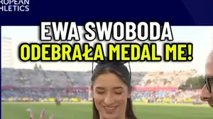 "To jest mój medal i nikt mi go nie zabierze" Ewa Swoboda - wicemistrzyni Europy na 100 metrów w Birmingham.