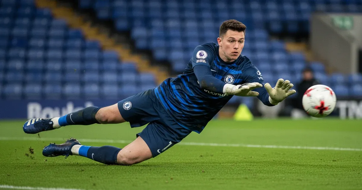 Gabriel Słonina trafi do Ligue 1? Amerykański bramkarz Chelsea przechodzi testy